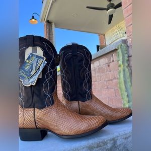 Dan Post Men’s Genuine Python Cowboy boots